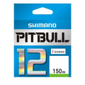 PITBULL 12 Braided Wire Strands Fishing Line 150M/200M Supple Flexibility Smoothness PE Line Low Elongation Lure Casting