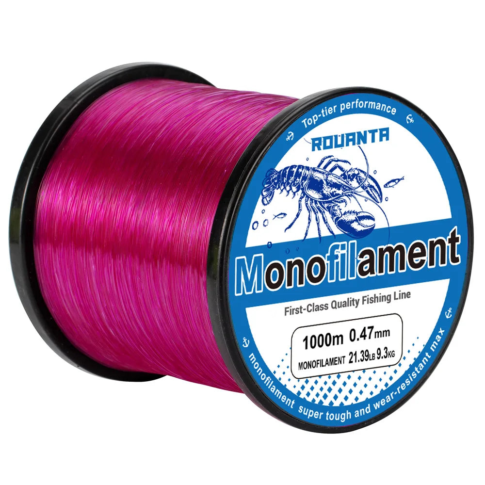 500M 1000M Nylon Fishing Line Monofilament Super Strong Abrasion Resistant Smooth Sinking Line for Carp Bass Pesca Tackl