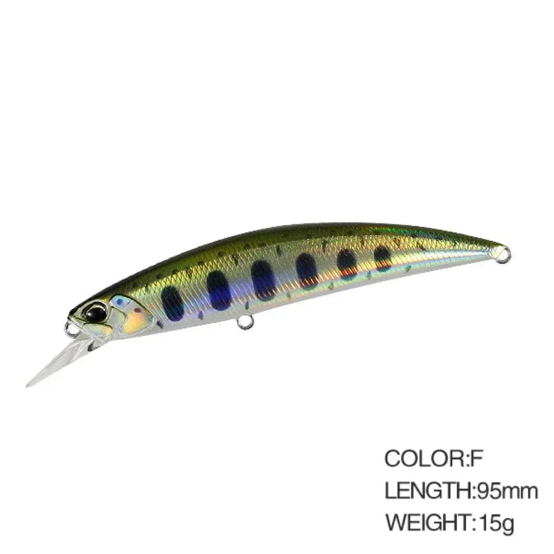 Realis Jerkbait 95Mm 15G Wobblers Duo Ryuki 95 Hard Bait Minnow Japan Sinking Baits Bass Fishing Lure for Fishing Pike