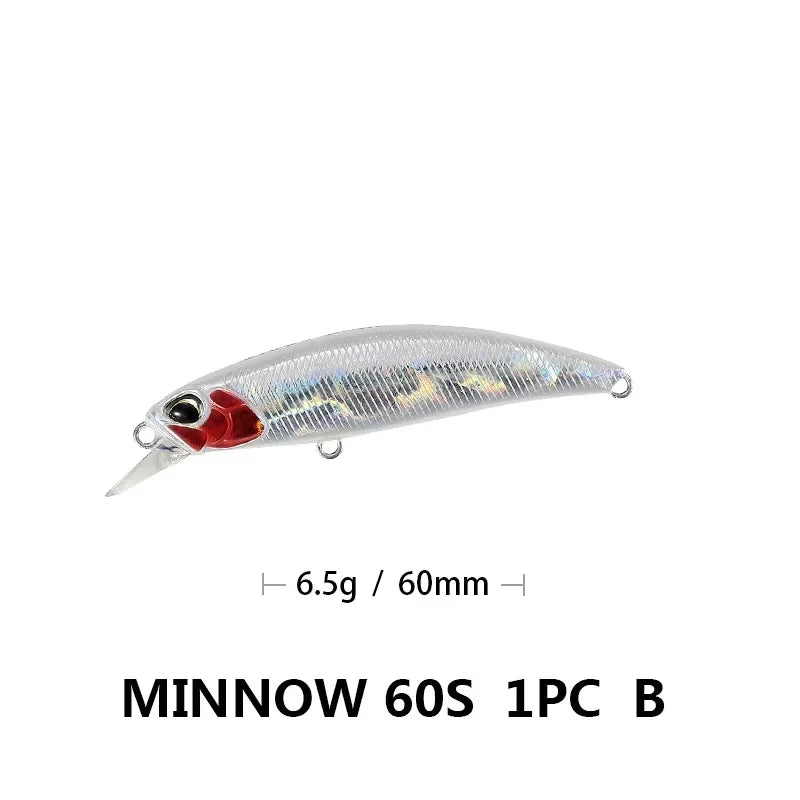 Minnow Wobbler RYUKI 80S Sinking Trolling Swimbait 8Cm 12G Rozantea Fishing Lure Jerkbait Artificial Bait Culter Alburnus Bass