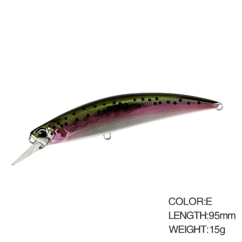 Realis Jerkbait 95Mm 15G Wobblers Duo Ryuki 95 Hard Bait Minnow Japan Sinking Baits Bass Fishing Lure for Fishing Pike