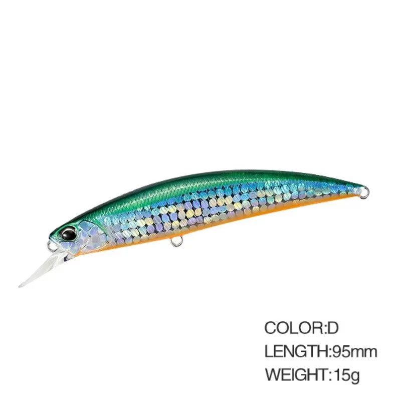 Realis Jerkbait 95Mm 15G Wobblers Duo Ryuki 95 Hard Bait Minnow Japan Sinking Baits Bass Fishing Lure for Fishing Pike