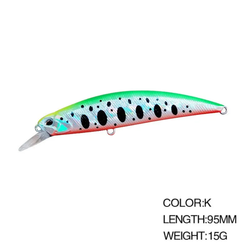Realis Jerkbait 95Mm 15G Wobblers Duo Ryuki 95 Hard Bait Minnow Japan Sinking Baits Bass Fishing Lure for Fishing Pike