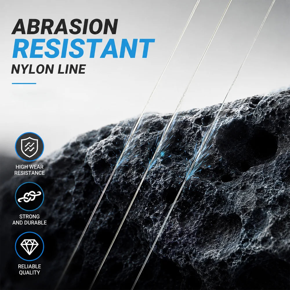 500M 1000M Nylon Fishing Line Monofilament Super Strong Abrasion Resistant Smooth Sinking Line for Carp Bass Pesca Tackl