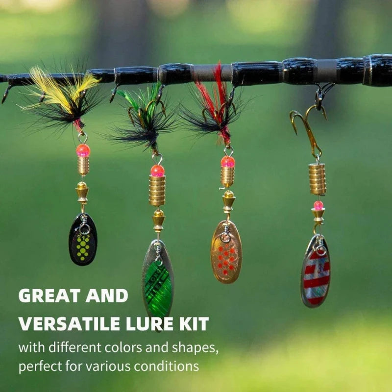 Newest Metal Spoon Spinner Fishing Lure 10PCS Set Spoonbait Crankbaits Fishing Wobblers for Pike Crochet Kit Artificial Bait