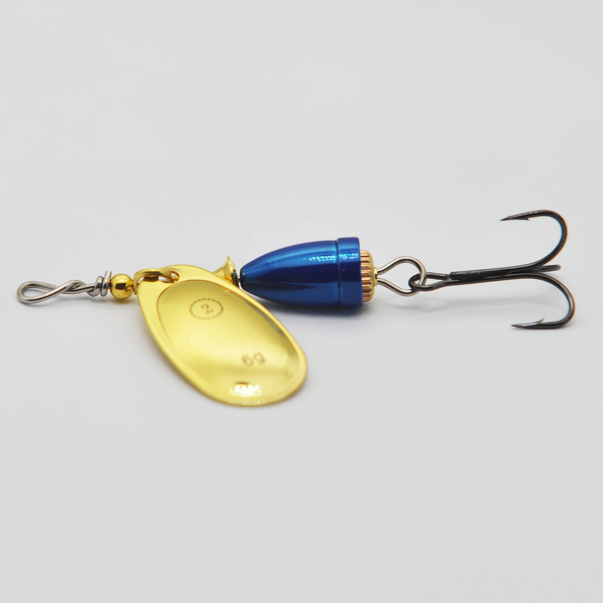 Fishing Lure Spinnerbait, Bass Trout Salmon Hard Metal Spinner Baits for Bass Walleye Trout Fishing Lures – Inline Spinner Baits