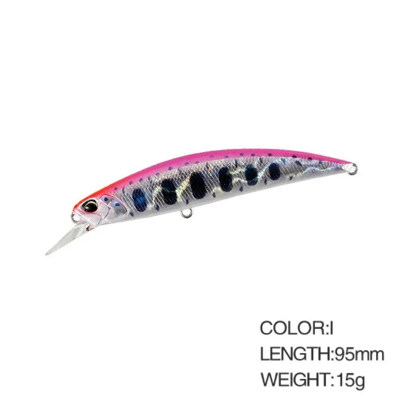 Realis Jerkbait 95Mm 15G Wobblers Duo Ryuki 95 Hard Bait Minnow Japan Sinking Baits Bass Fishing Lure for Fishing Pike