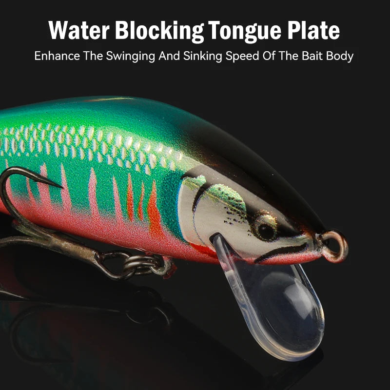 Sinking Minnow Fishing Lures 55Mm 4.7G 75Mm 10.5G Artificial Trout Lure Stream Lake Jerkbait Wobblers Hard Swimbaits