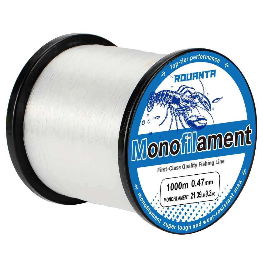 500M 1000M Nylon Fishing Line Monofilament Super Strong Abrasion Resistant Smooth Sinking Line for Carp Bass Pesca Tackl