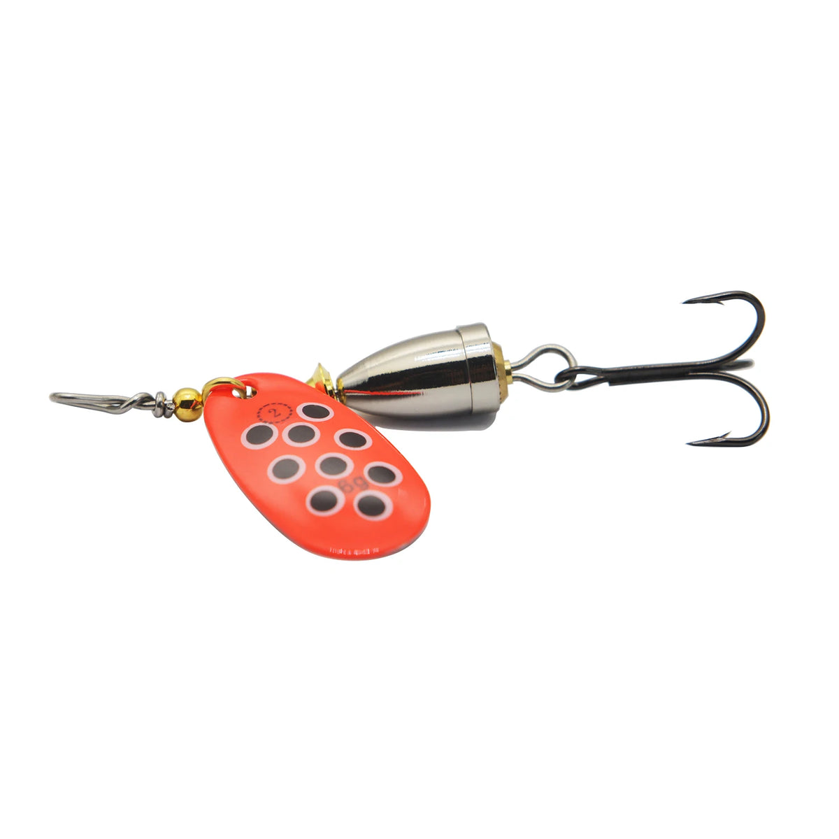 Fishing Lure Spinnerbait, Bass Trout Salmon Hard Metal Spinner Baits for Bass Walleye Trout Fishing Lures – Inline Spinner Baits