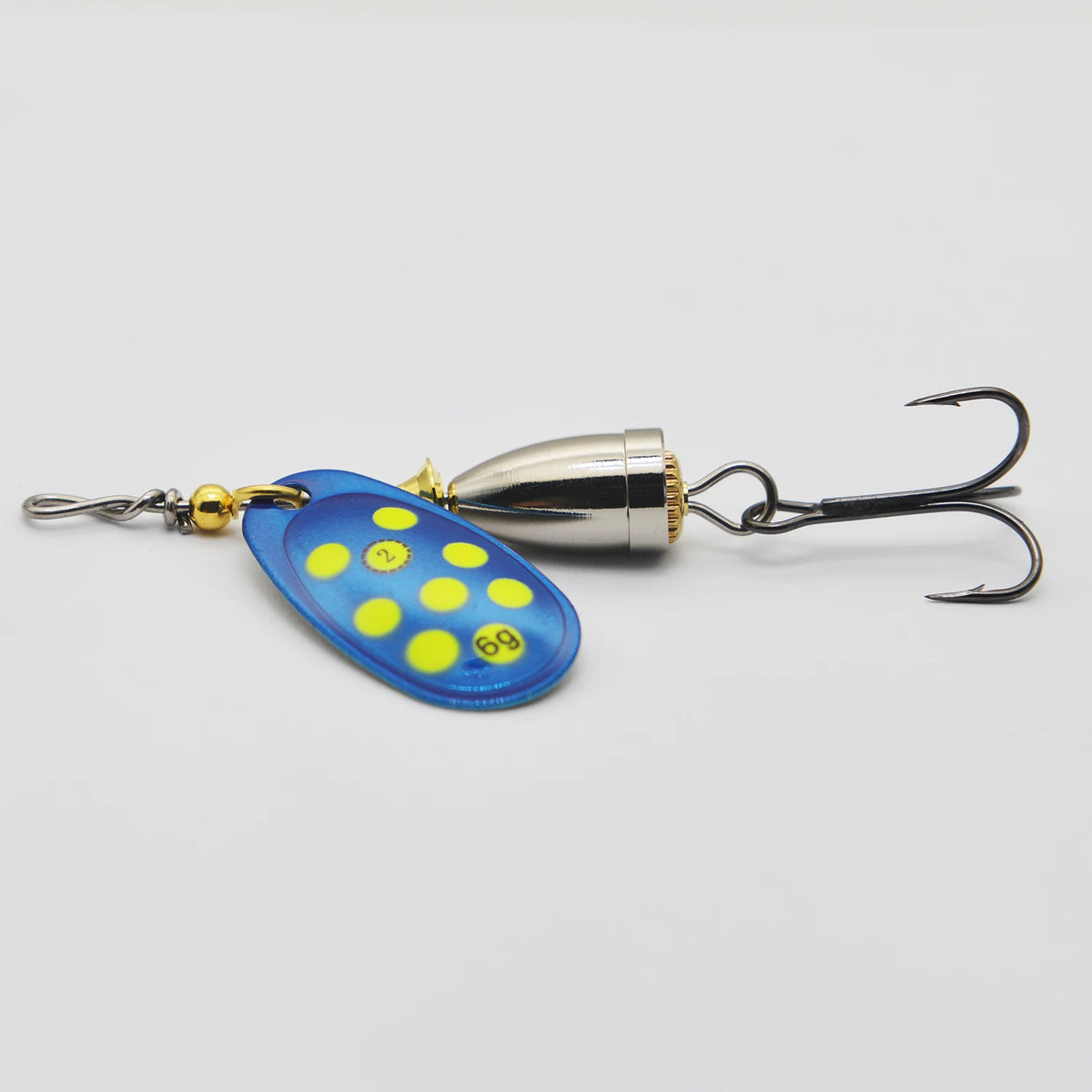 Fishing Lure Spinnerbait, Bass Trout Salmon Hard Metal Spinner Baits for Bass Walleye Trout Fishing Lures – Inline Spinner Baits