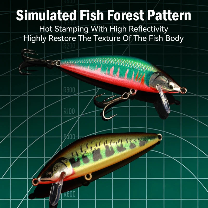 Sinking Minnow Fishing Lures 55Mm 4.7G 75Mm 10.5G Artificial Trout Lure Stream Lake Jerkbait Wobblers Hard Swimbaits