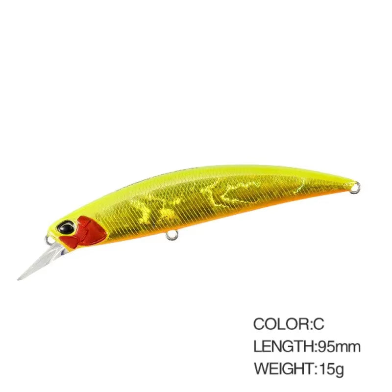 Realis Jerkbait 95Mm 15G Wobblers Duo Ryuki 95 Hard Bait Minnow Japan Sinking Baits Bass Fishing Lure for Fishing Pike