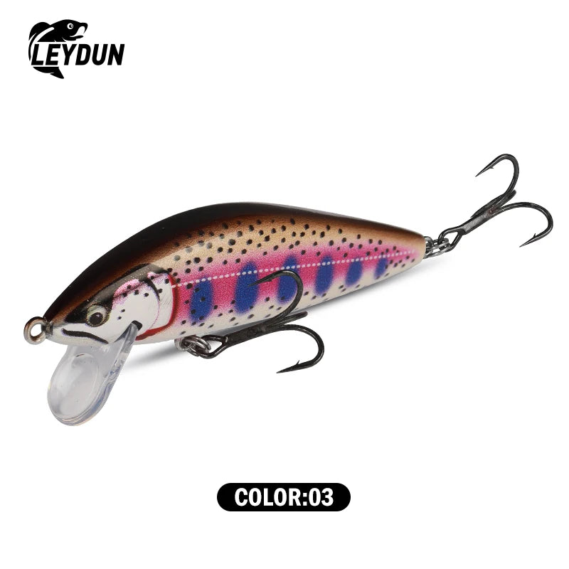 Sinking Minnow Fishing Lures 55Mm 4.7G 75Mm 10.5G Artificial Trout Lure Stream Lake Jerkbait Wobblers Hard Swimbaits