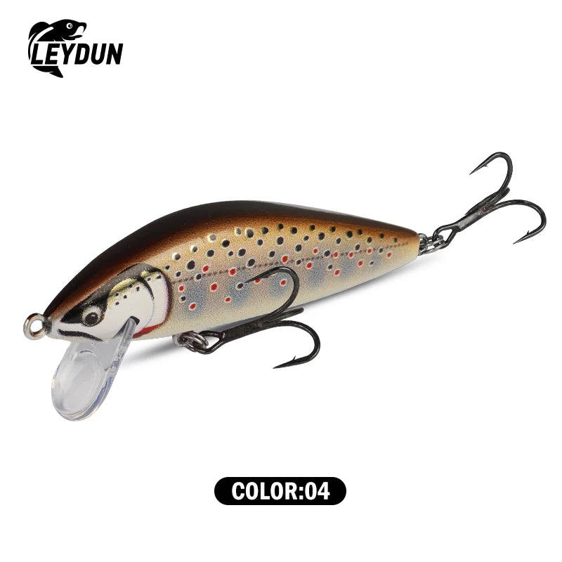 Sinking Minnow Fishing Lures 55Mm 4.7G 75Mm 10.5G Artificial Trout Lure Stream Lake Jerkbait Wobblers Hard Swimbaits