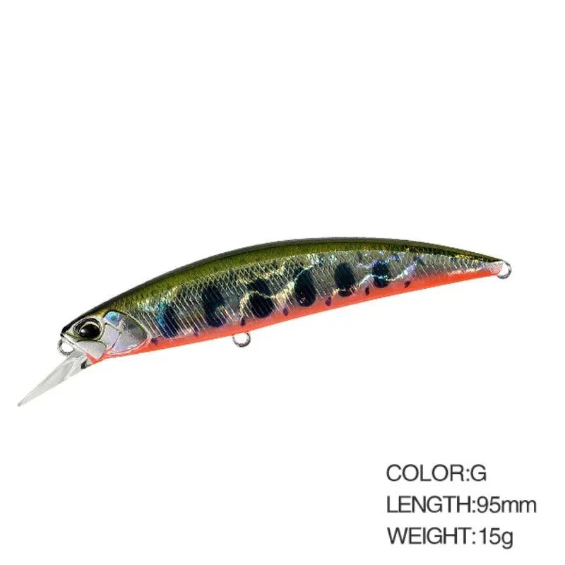Realis Jerkbait 95Mm 15G Wobblers Duo Ryuki 95 Hard Bait Minnow Japan Sinking Baits Bass Fishing Lure for Fishing Pike