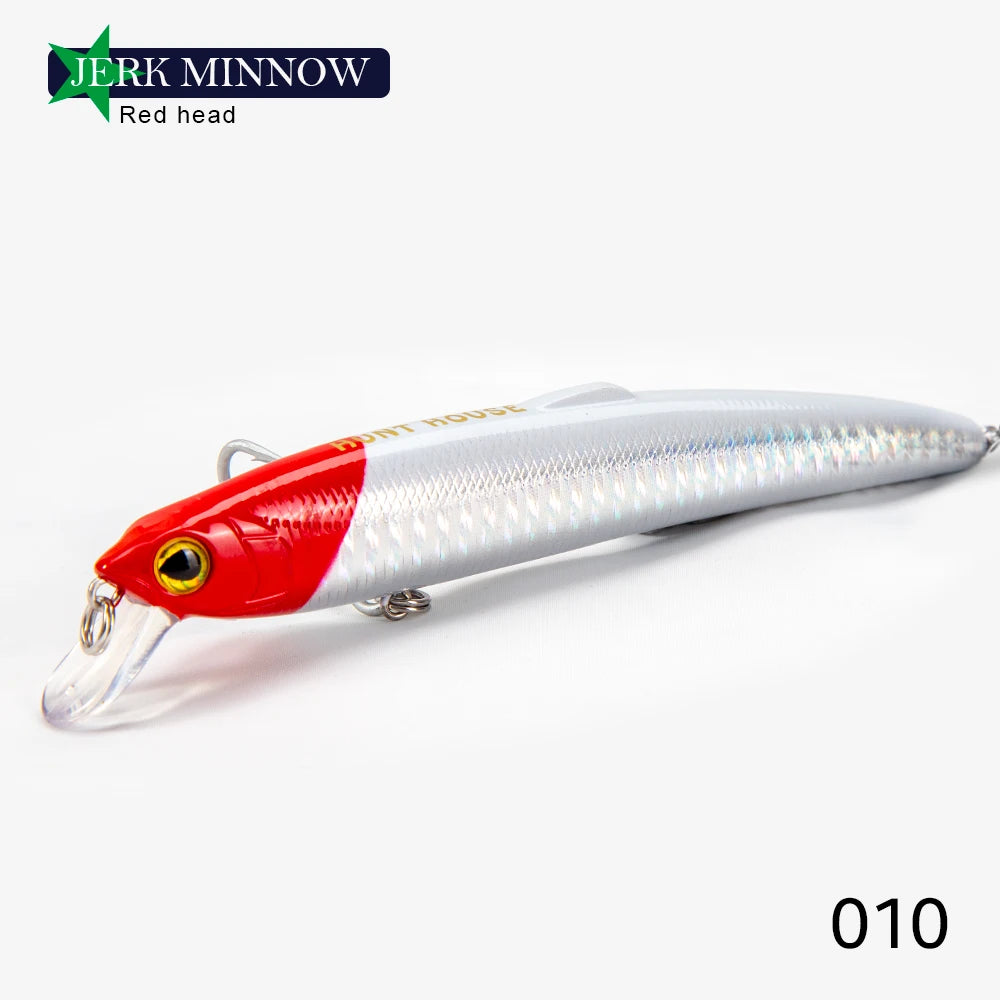 Hunthouse Smith Saruna Minnow Fishing Lure 95Mm 8G Salt Water Artificial Hard Baits Jerkbait Wobblers for Seabass Pike LW131
