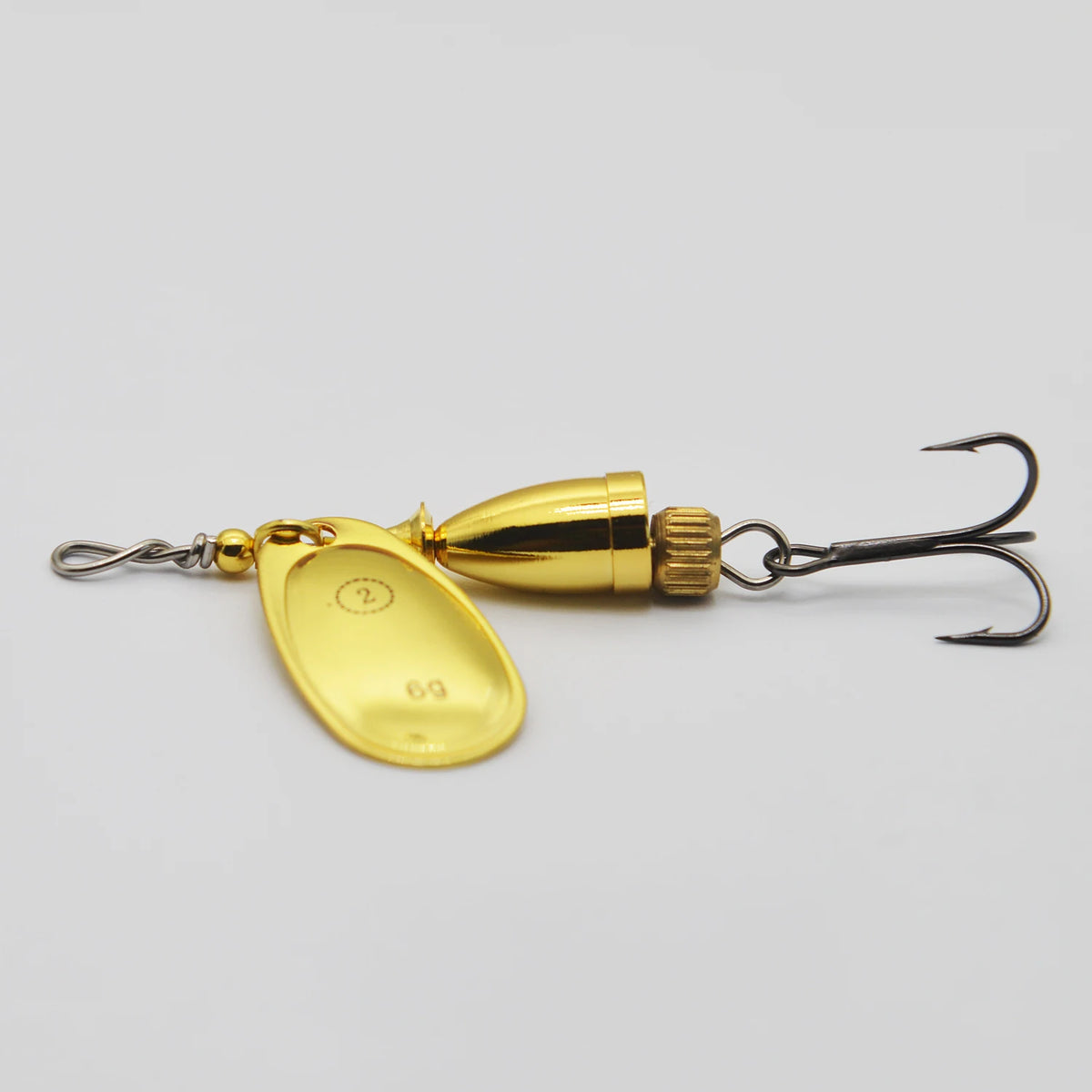 Fishing Lure Spinnerbait, Bass Trout Salmon Hard Metal Spinner Baits for Bass Walleye Trout Fishing Lures – Inline Spinner Baits