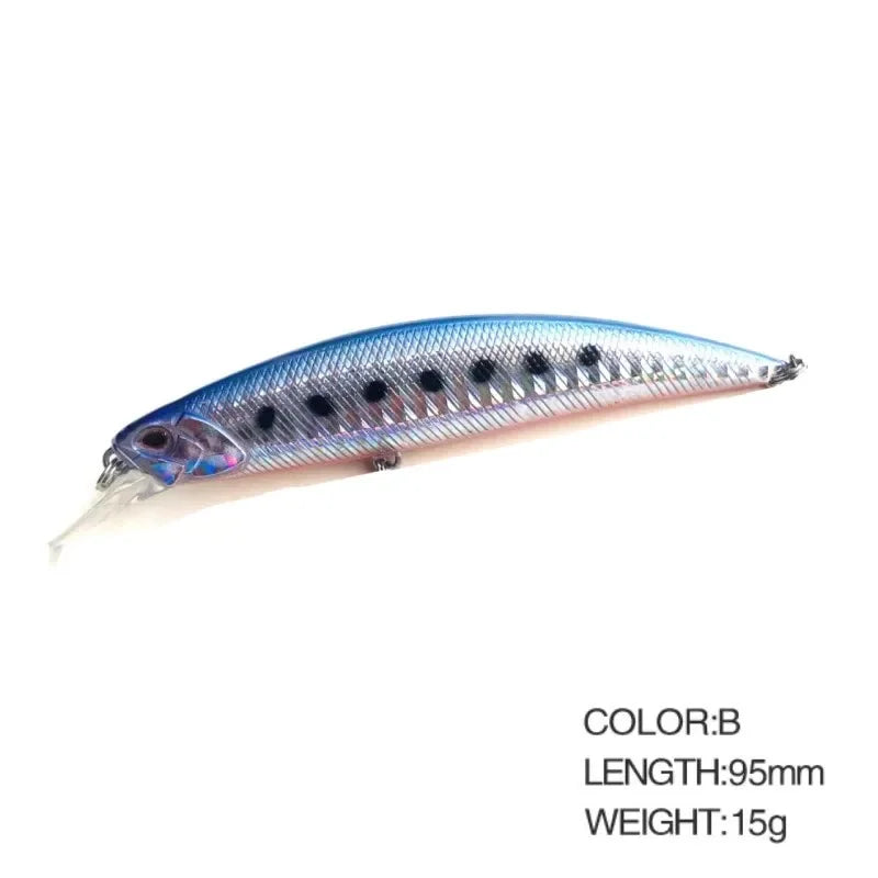 Realis Jerkbait 95Mm 15G Wobblers Duo Ryuki 95 Hard Bait Minnow Japan Sinking Baits Bass Fishing Lure for Fishing Pike