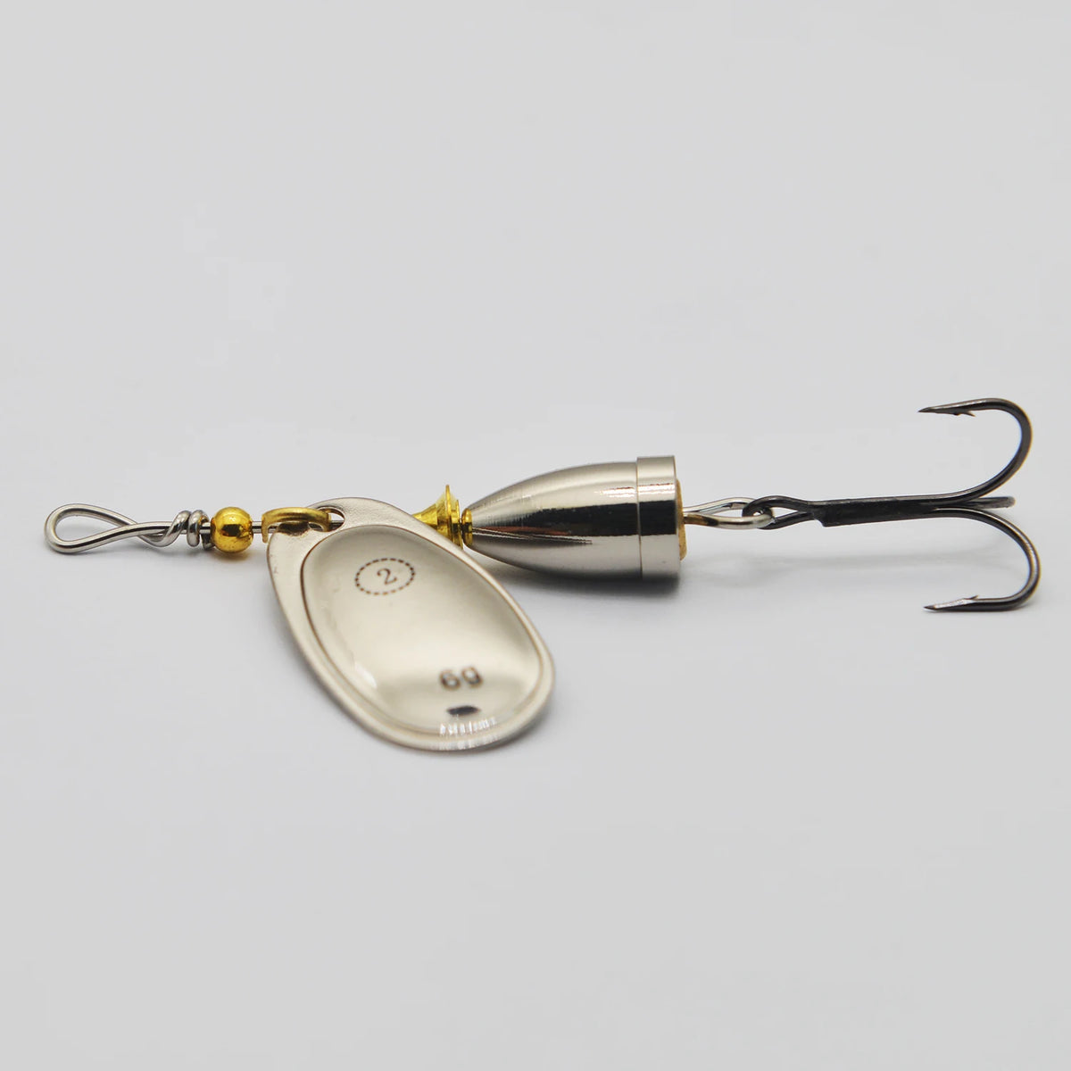 Fishing Lure Spinnerbait, Bass Trout Salmon Hard Metal Spinner Baits for Bass Walleye Trout Fishing Lures – Inline Spinner Baits